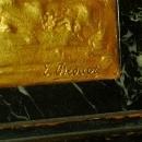 Edouard Drouot Classical Philosopher Scholar Bronze Sculpture