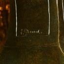 Edouard Drouot Classical Philosopher Scholar Bronze Sculpture