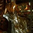 Edouard Drouot Classical Philosopher Scholar Bronze Sculpture