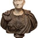 Pair Antique Grand Tour Italian Roman Emperor Marble Busts Sculptures