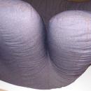 Rare Mid-Century Vintage Joe Blue Denin Baseball Glove Lounge Chair from Poltronova