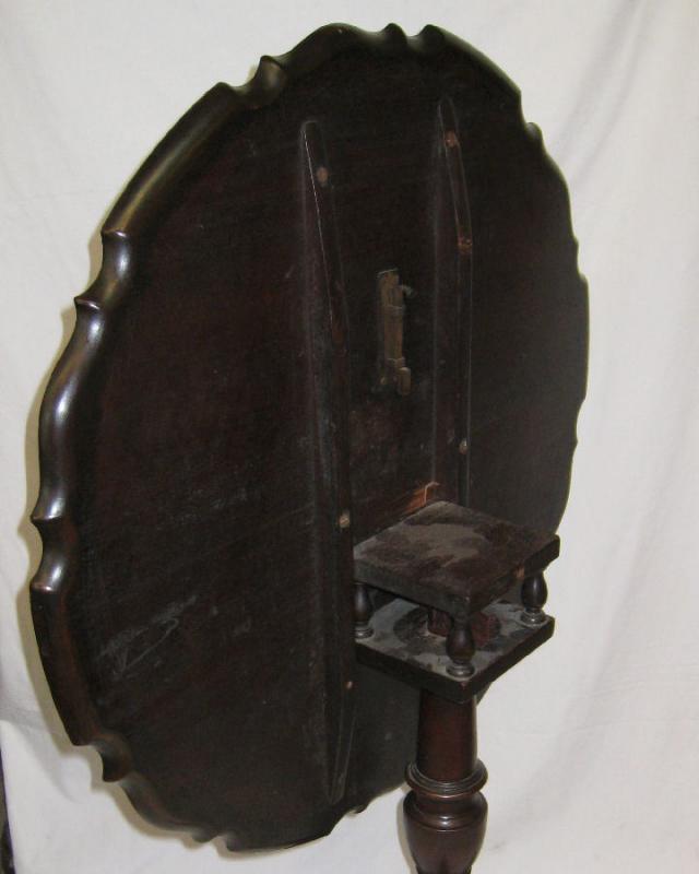 Antique Mahogany Tilt Top Tripod Table