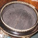 Pair French Napoleon III Ebonized Brass Mounted Jardinieres Gueridons