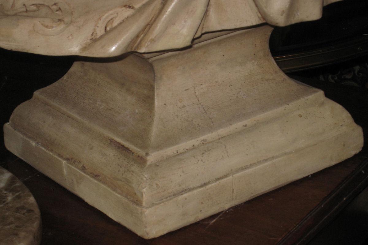 French Louis XIV General Henri de la Tour d'Auvergne Bust Sculpture After Derbais