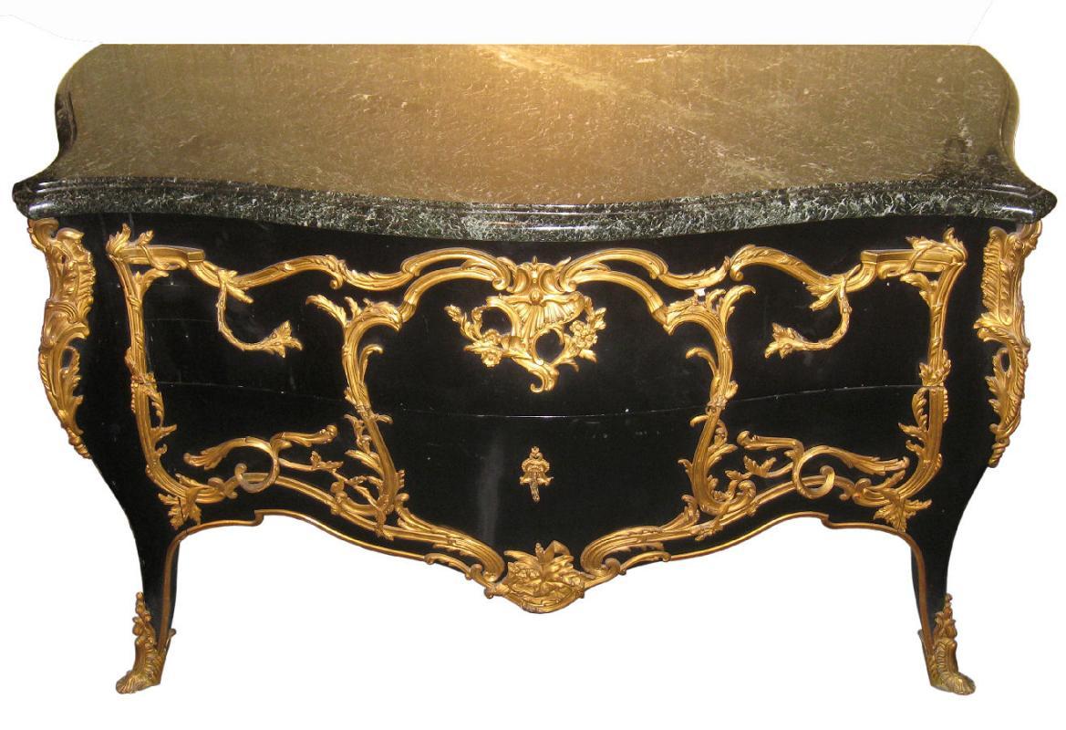 Antique French Louis XV Revival Commode Chest of Drawers