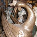 Antique Middle Eastern Arabic Islamic Qajar Persian Copper Bird Sculpture