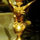 Pair Louis XV Federal Regency Style Gilt Bronze Candelabra with Eagles