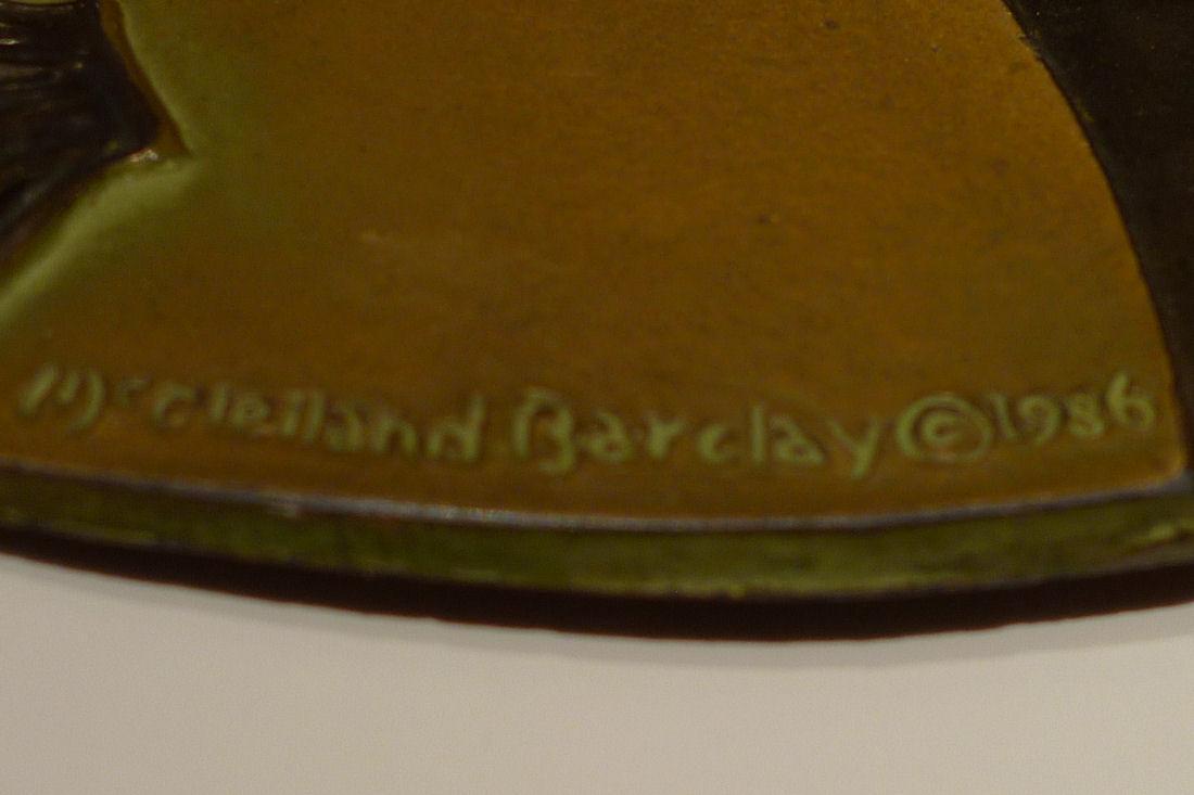 McClelland Barclay Art Deco Patinated Metal Plaques