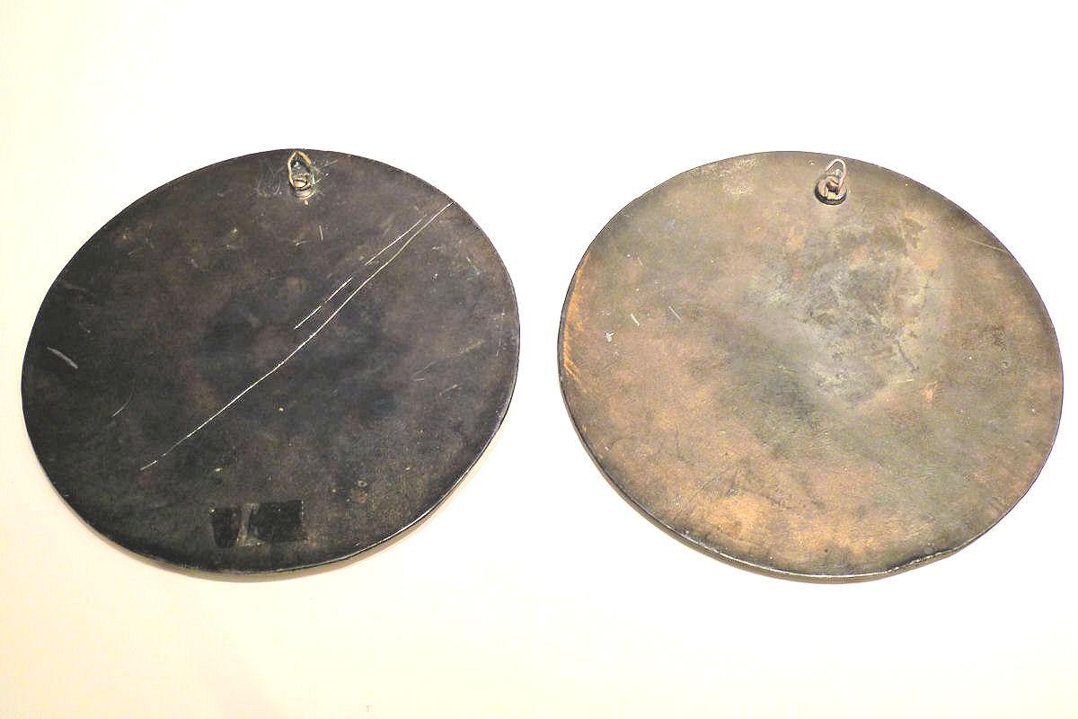McClelland Barclay Art Deco Patinated Metal Plaques