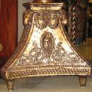 Pair Regency Style Parcel Gilt Torchieres Pedestals or Plant Stands