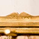 Antique Romantic French Gilt Bronze Jewelry Casket Dresser Box