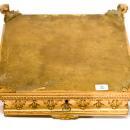 Antique Romantic French Gilt Bronze Jewelry Casket Dresser Box