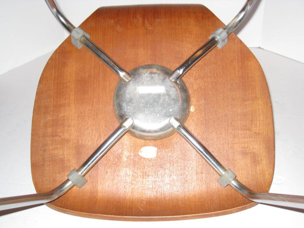 Set 4 Rare Mid-Century Nikke Chairs by Tapio Wirkkala for Asko 1960s