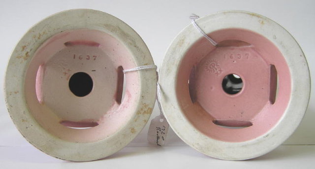 Pair '20 Rookwood Red Glaze Candlesticks