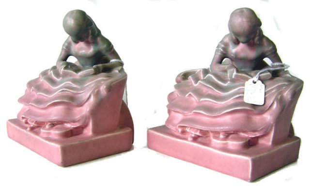 Rookwood McDonald Figural Bookends