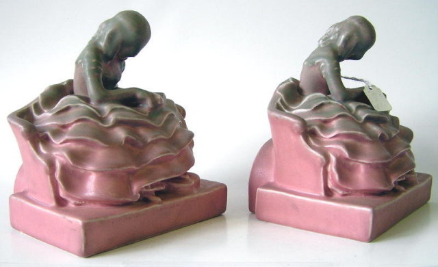 Rookwood McDonald Figural Bookends