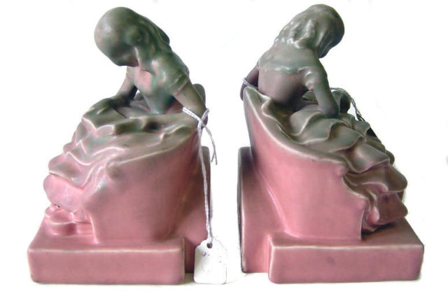 Rookwood McDonald Figural Bookends