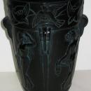 Marius Ernest Sabino La Danse Neoclassical Amethyst Glass Vase