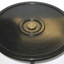 Antique Empire Style Egyptian Revival Bronze & Slate Stone Gueridon Side Table