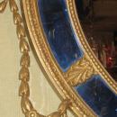 Antique Neoclassical Adams Style Overmantel Mirror
