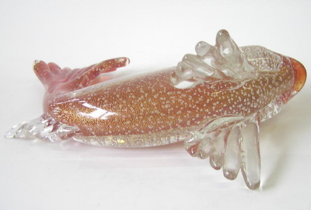 Vintage Murano Italian Glass Fish Figurine