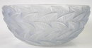 Lalique Centerpiece Bowl with Raised Leaf