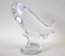 Large SEVRES Crystal Glass Fish Figurine
