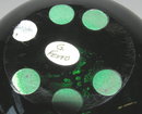 Giorgio Ferro Green & Black Glass Vase