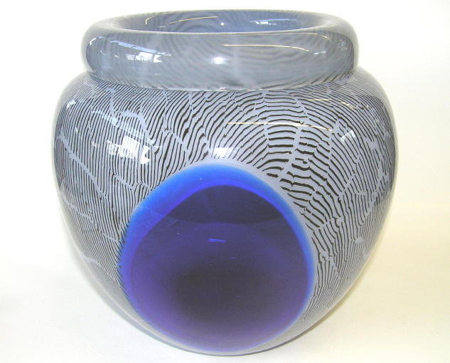'93 SEGUSO Vaso Abisso Glass Vase