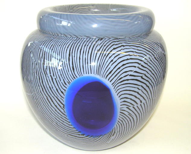 '93 SEGUSO Vaso Abisso Glass Vase