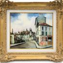 Elisee Maclet Impressionist French Montmartre Paris Cityscape Oil Painting