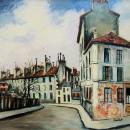 Elisee Maclet Impressionist French Montmartre Paris Cityscape Oil Painting
