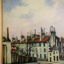 Elisee Maclet Impressionist French Montmartre Paris Cityscape Oil Painting