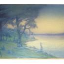 1917 Rookwood Scenic Vellum Glaze Plaque by Sallie Coyne