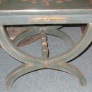 Pair Vintage Neoclassical Painted Low Side Tables or Stools