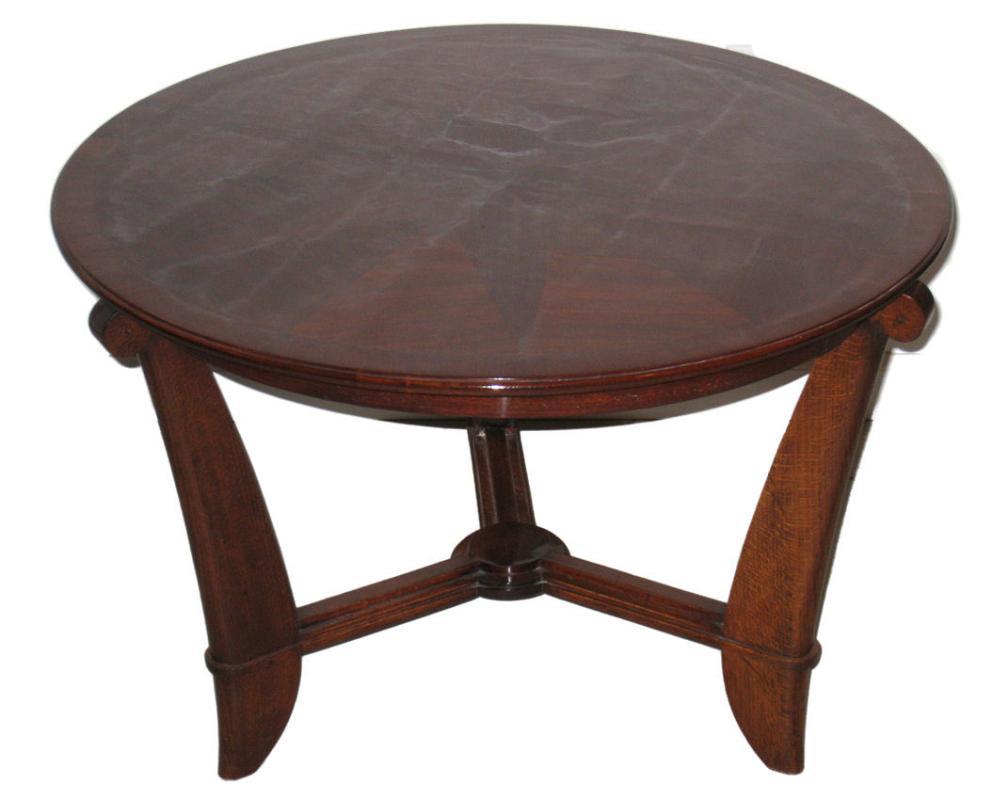 Maurice Champion French Art Deco Rosewood Coffee or Cocktail Table