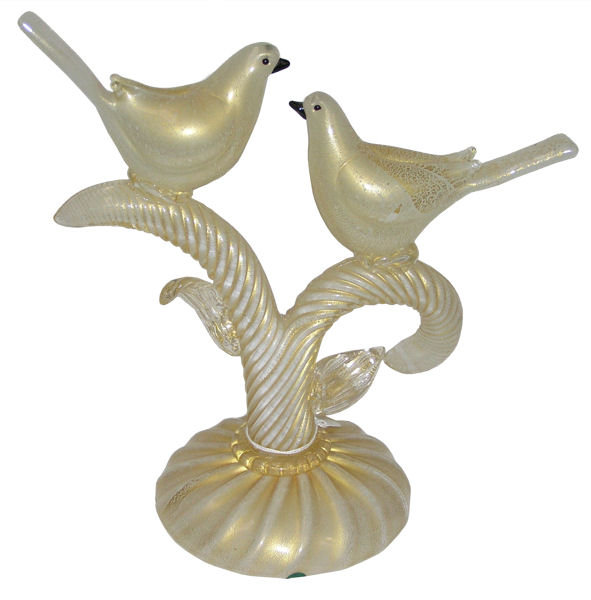 Fratelli Barovier & Toso Venetian Love Birds