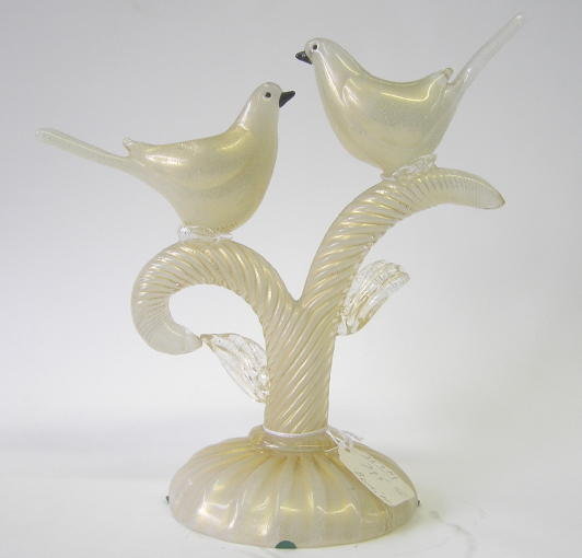Fratelli Barovier & Toso Venetian Love Birds