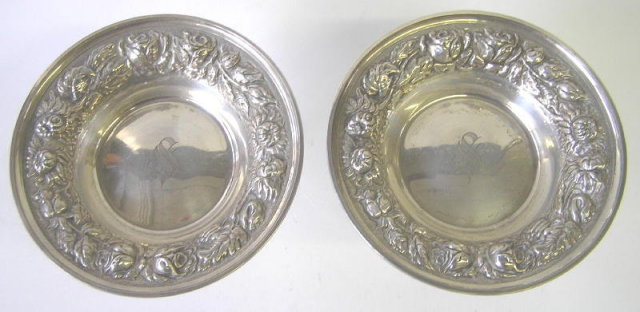 Pair Stieff Baltimore Sterling Compotes