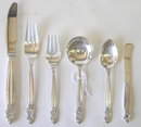 Jensen Sterling Silver Acorn Flatware Set