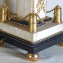 Pair Antique French Louis XVI Ormolu Bronze & Marble Obelisks