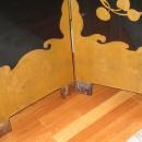Paul Feher Art Deco Ebonized & Parcel Gilt Screen Room Divider