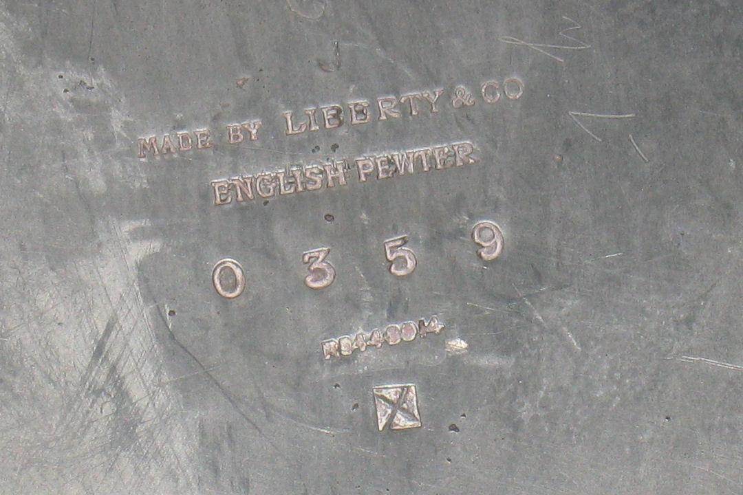 Archibald Knox Liberty & Company Tudric Enamel Pewter Arts & Crafts Cake Basket