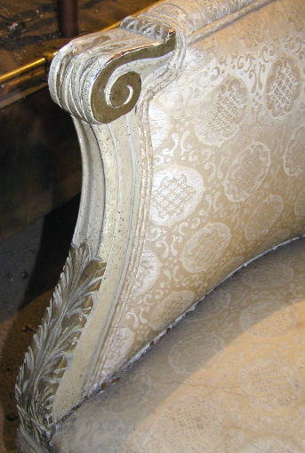 PAIR Antique Tete a Tete Confidante Sofas