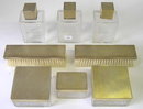 Art Deco Period Vanity Travel Case in Crocodile Leather by Asprey