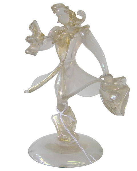 Vintage Seguso Cavalier Glass Figurine