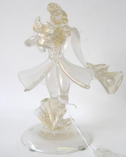 Vintage Seguso Cavalier Glass Figurine
