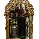 Antique French Louis XIV XV Style Carved Giltwood Overmantel Mirror