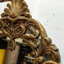 Antique French Louis XIV XV Style Carved Giltwood Overmantel Mirror