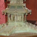 Antique Chinese Serpentine Stone Buddhist Pagoda 36 in (92 cm)